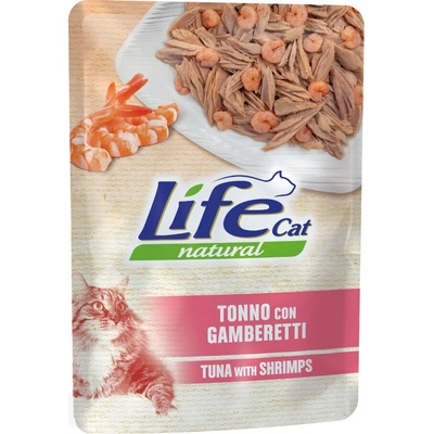 Life Cat Natural Adult 12 x tuňák s krevetami 70 g