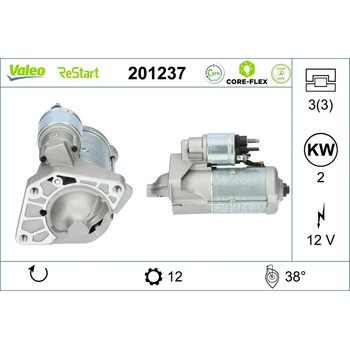 Štartér VALEO 201237