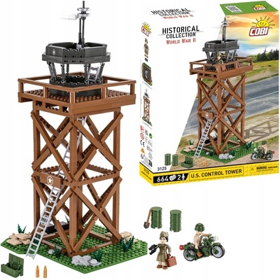 Cobi 3125 World War II Americká kontrolní věž 1:35 – Zboží Dáma