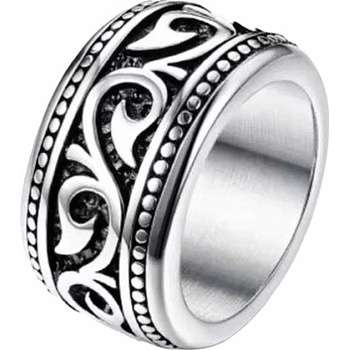 Nefertitis Pánský ocelový prsten Nature NF55303