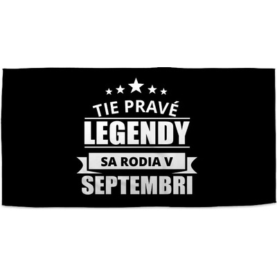 Sablio Uterák Tie pravé legendy sa rodia v septembri 70 x 140 cm