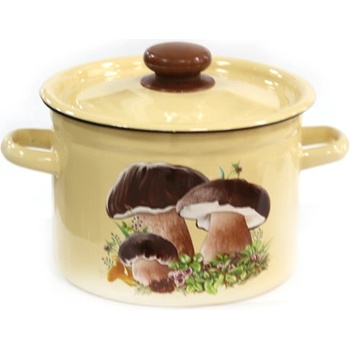 Image 1 of Новомосковская посуда Н-Тенджера 3lt. "СМЕТАНА с ГЪБИ" (I1612/2) (0129402)