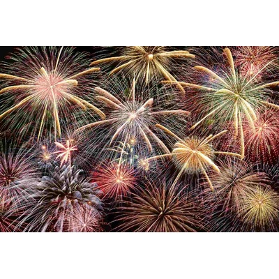 DIMEX ART Флизелинов фототапет фойерверки в нощното небе 375 x 250 см