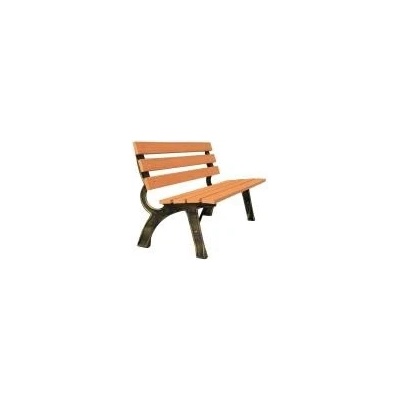 Strend Pro Lavička záhradná 122 x 58 x 72 cm PAYTON kov drevo 802381