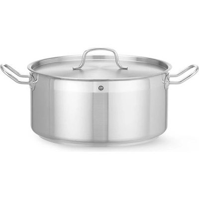 HENDI Nízký hrnec s pokličkou Profi Line 12L 320 x 150mm