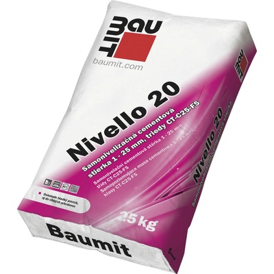 Baumit Nivello 20 samonivelační stěrka 25 kg – Zboží Mobilmania