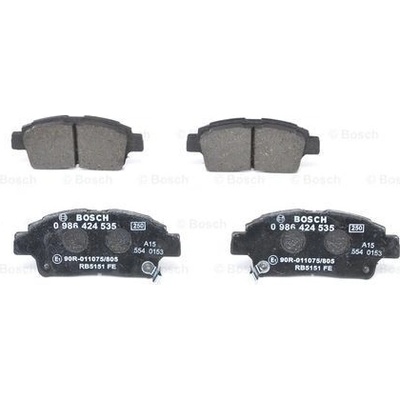 BOSCH Sada brzdových platničiek kotúčovej brzdy 0986424535