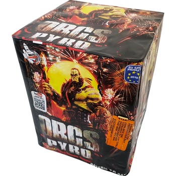 Kompakt ohňostroj 16 ran / 30 mm Orcs Pyro
