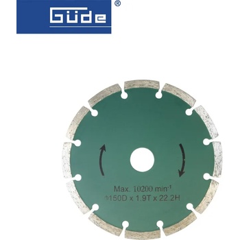 Image 1 of Güde Диамантен диск / Диамантина Ф150 мм / gude 58092 /, 2бр (gude 58092)