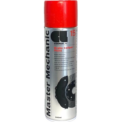 COSMOS LAC Master Mechanic N15 - Barva na brzdové třmeny červená 500 ml