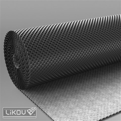 LIKOV Nopová fólie Linop 08-D 500g+110g GEO výška nopu 8mm, šířka 2m, délka 20bm, 40m2/bal