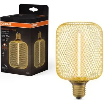 Image 1 of OSRAM Led ЛАМПА decor str sq100 gold/dim 3.5w/818 e27 ledvance (ledvance 4058075840188)