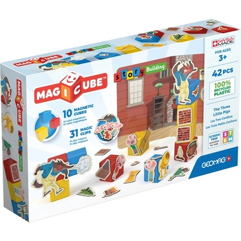 Geomag Magicube Peppa Pig Peppas House & Garden