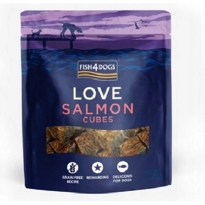 4Dogs Fish Lososové kocky 85 g ľahko stráviteľná rybia pochúťka pre psa LOSOS