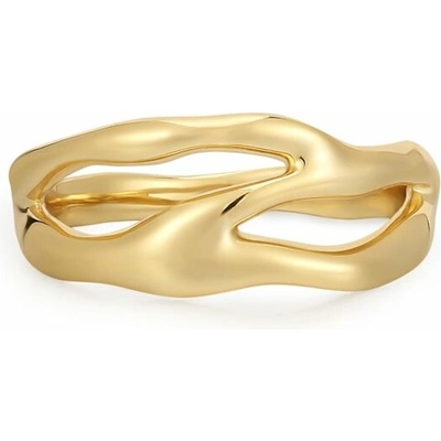 Eppi Nepravidelný stříbrný prsten Ivy R47860