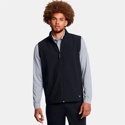 Under armour golf Потник Under armour golf Drive Pro Storm Insulated vest - Black (Black / Metallic Silver)