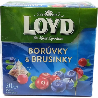 Loyd čaj borůvky a brusinky pyramidový 20 x 2 g