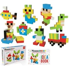 PicassoTiles Pixelové magnetické puzzle kostky, 102 ks