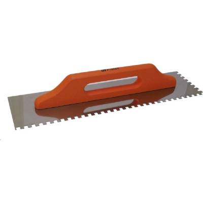 Hladítko ProTec, nerez, zub 8 mm, 490 x 130 mm, dřevěná rukojeť