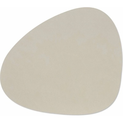 LIND Prestieranie Curve Corduroy ustricovo biela koža 37x44 cm