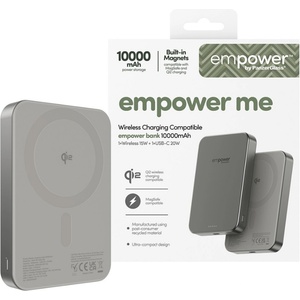 empower by PanzerGlass Външна батерия empower by PanzerGlass empower Bank 10000mAh - Titanium