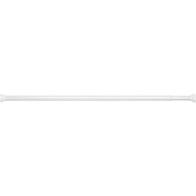 Spirella Tyč na sprchový záves Kreta, biela, hliník, 75 – 125 cm