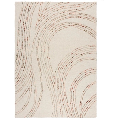 Flair Rugs Оранжев/кремав вълнен килим 120x170 cm Abstract Swirl - Flair Rugs (503119375805)