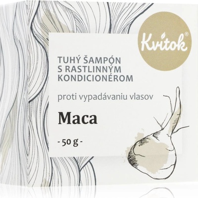 Kvitok Maca tuhý šampón pre rednúce vlasy 50 g