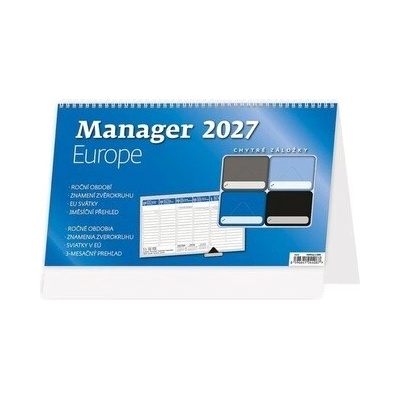 Plánovací Manager Europe stolní Helma 2027