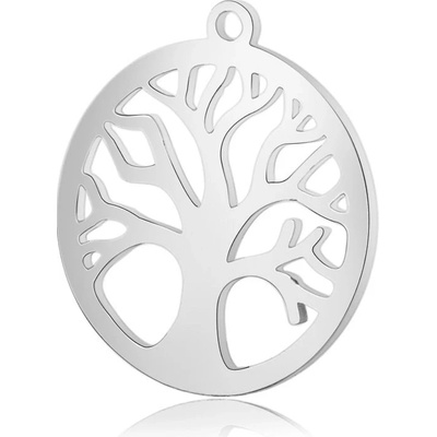 Šperky4U Ocelový přívěšek strom života OK1395 ST