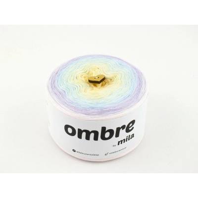 MILA Příze OMBRE Classic 1200m/3nitky M061R - Pastelky