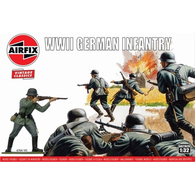 Airfix Classic Kit VINTAGE A02702V WIWII German Infantry 1:32