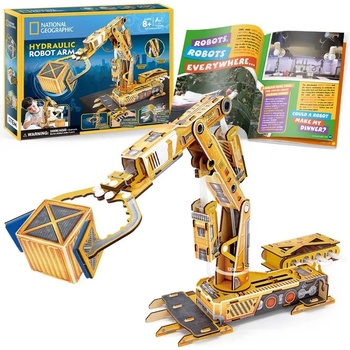CubicFun CubicFun 3D пъзел National Geographic STEM Робот с хидравлична ръка