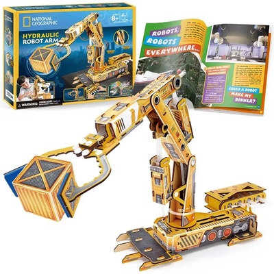 CubicFun CubicFun 3D пъзел National Geographic STEM Робот с хидравлична ръка