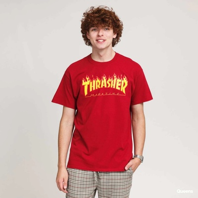 Thrasher Flame Logo Cardinal red