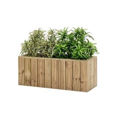 HORTALIA Atrium dřevěný květináč, 100 x 34 x 40 cm, A1034