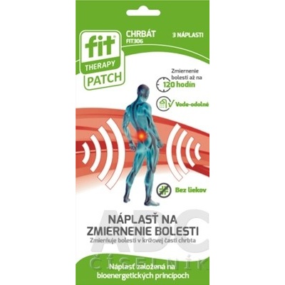 Fit Therapy Chrbát náplasť 3 ks