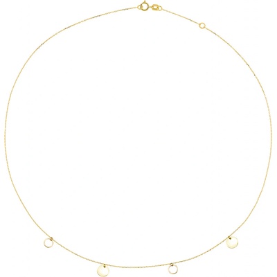 Cutie Jewellery Elegantní minimalistický náhrdelník ze žlutého zlata Z0100-40-X-1