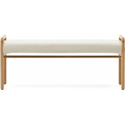 Kave Home Macaret přírodní/bílá/béžová 120 cm