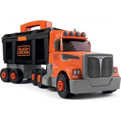 Smoby kamion s pracovním kufříkem Black&Decker Truck a 60 doplňků s nářadím