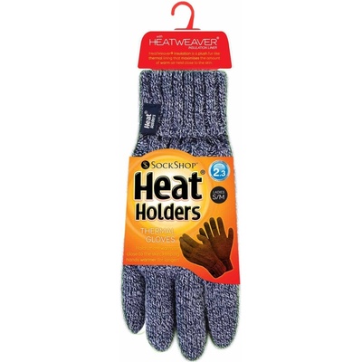 Heat Holders termo rukavice Cable modrá