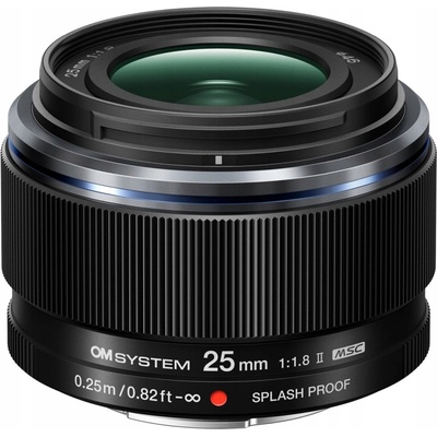 OM System M. Zuiko 25 mm F1.8 II čierny