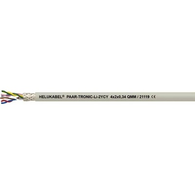 Helu 21118-500 dátový kábel 3 x 2 x 0.34 mm² sivá 500 m