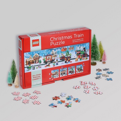 Chronicle Books LEGO® Vianočné vlak 4x100 dielov