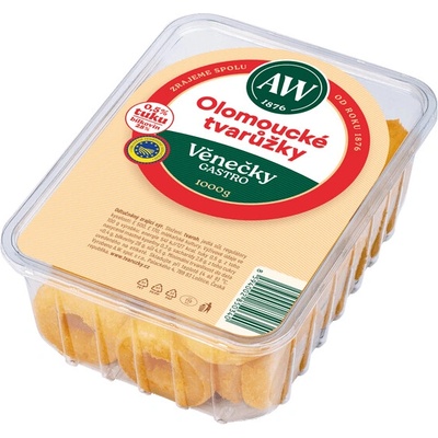 A.W. Olomoucké tvarůžky věnečky gastro 992g – Zboží Dáma