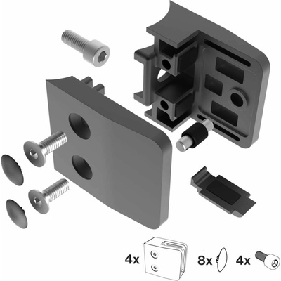 Umakov Držiak skla set A-BL/2600-042-set4