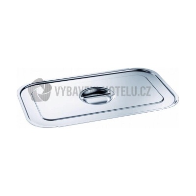 Poklop nerezový GN 2/4 plný 53 x 16,2 cm 3173266
