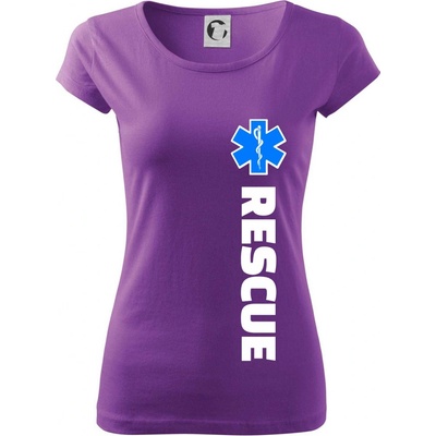 Rescue pre záchranárov Pure dámske tričko Fialová