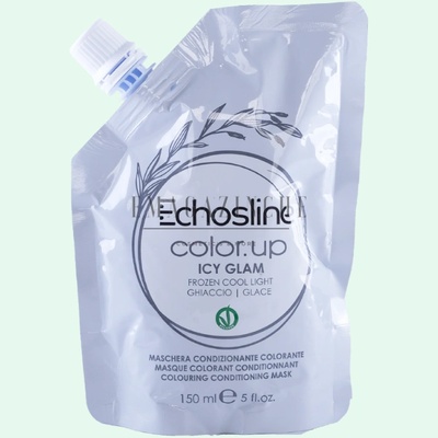 Echosline Italy Echos Line Регенерираща цветна маска Сиво леден блясък с интензивно действие 150 мл. Color Up Mask grey icy glam (048008277242613)
