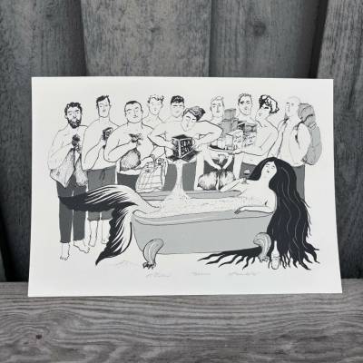 Grafika Stellion Lázeň Velikost: A4